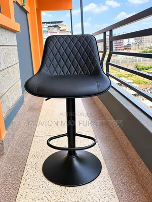 Brand New Black Reception Chair/Stool