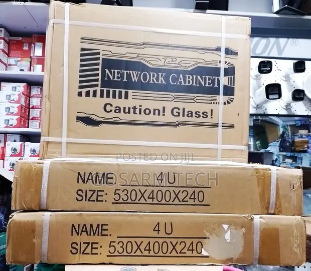 4U Kabati la Data 530x400x240mm kwa DVR, Routers - 1