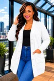 Abc Red Wool Sweater & Cardigan ya Wanawake - One Size - 2