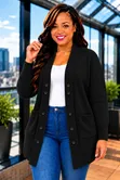 Abc Red Wool Sweater & Cardigan ya Wanawake - One Size - 3