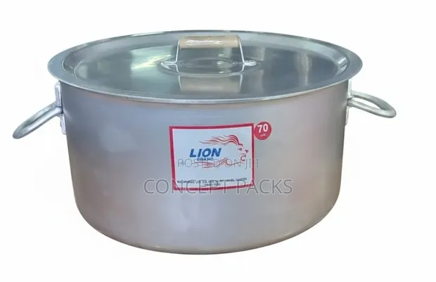 High-Quality 70 Litre Cookpot / Sufuria with Lid - 1