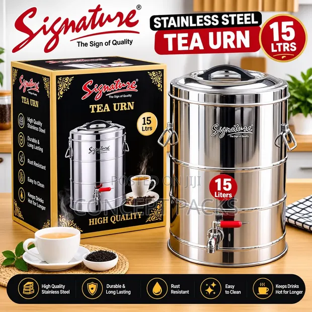 Signature 15L Stainless Steel Tea Urn - 1