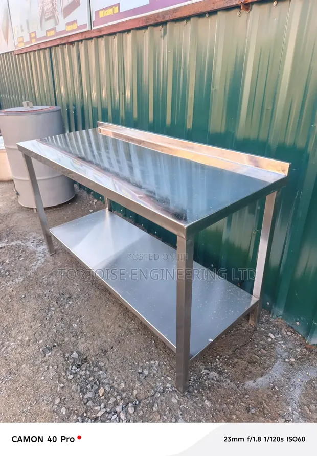 Stainless Steel Prep Table 1.5m x 0.6m - 1