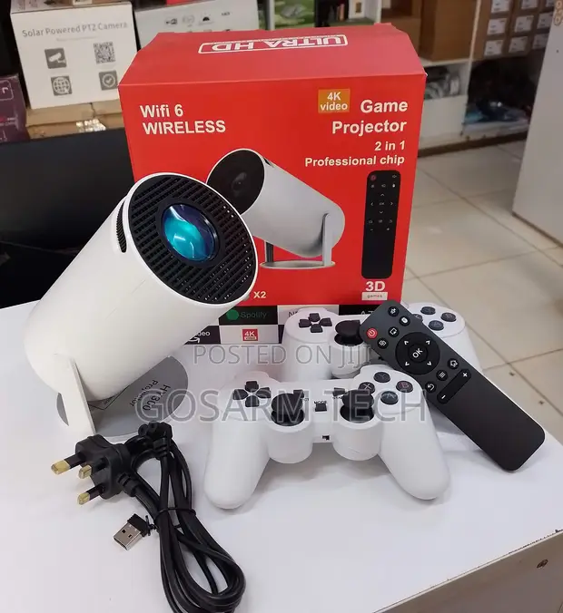 HY300 Mini Projector na WiFi Bluetooth & Kidhibiti Kisicho na Waya - 1
