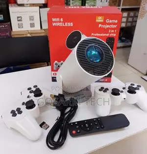 HY300 Pro Smart Gaming Projector na Kidhibiti Pacha