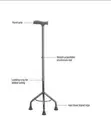 Fimbo ya Kutembelea ya Tripod - 1