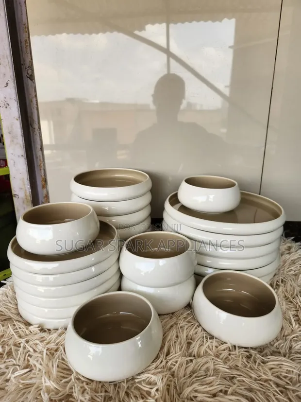 24-Piece Elegant Ceramic Dinner Set - 1