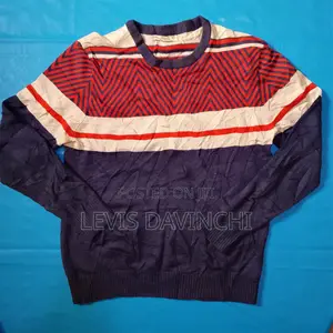 Men's Polo Heavy Sweater - Blue