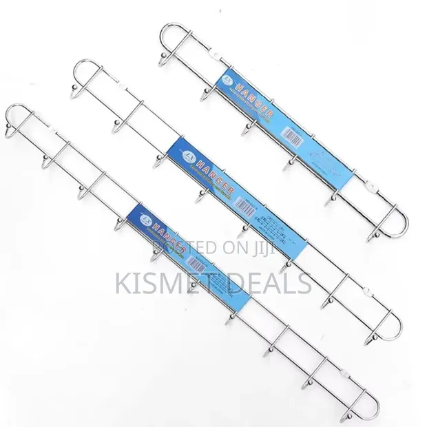 Anti-Rust Space-Saving Over-the-Door Hanger - 1