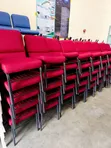 Red Stackable Conference Chairs - 2