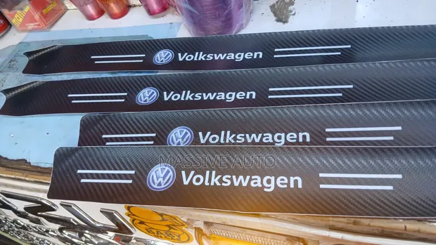 Volkswagen Car Carbon Film Side Steps Stickers - 1
