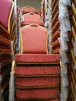 Stackable Banquet Chairs with Gold Frame - 4