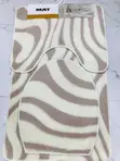 Set ya Rugu na Pedestal ya Bafuni ya Safari (3-Piece) - 3
