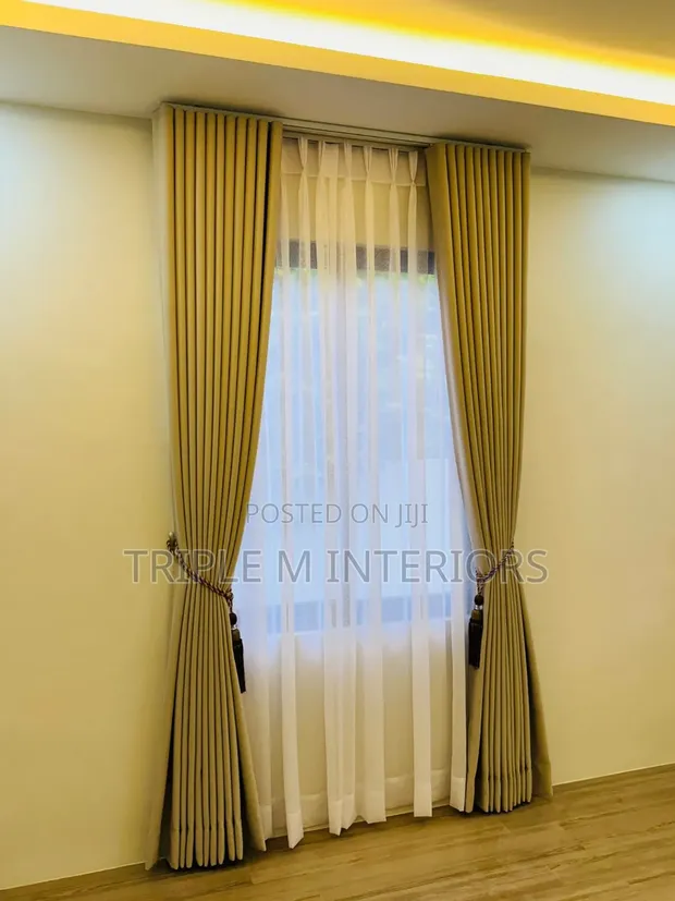 Quality Heavy Blackout Curtains - Top Finish - 1
