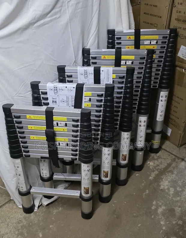 Single Telescopic Ladders (3.2m, 3.8m, 4.1m) - 1