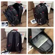 Trendy Geometric Print School Backpack - Imara, Mifuko Mingi - 4