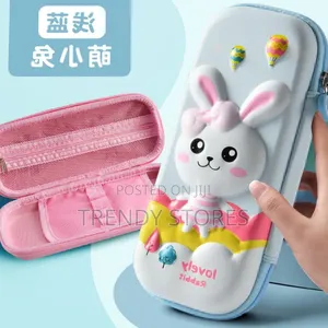 Cute Rabbit 3D Pencil Pouch