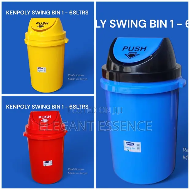 Swing Dust Bin - 68L Capacity - 1