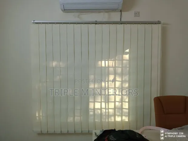 Vertical Window Blinds - Modern Finish for Offices, Homes, Schools - 1