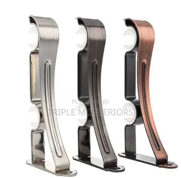 Premium Juakali Curtain Rods & Brackets - 1