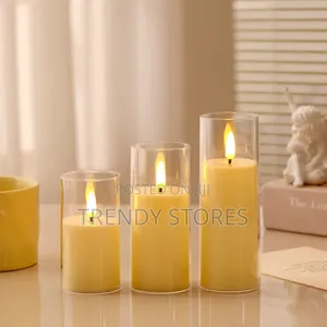 3-Piece LED Candle Set with Remote