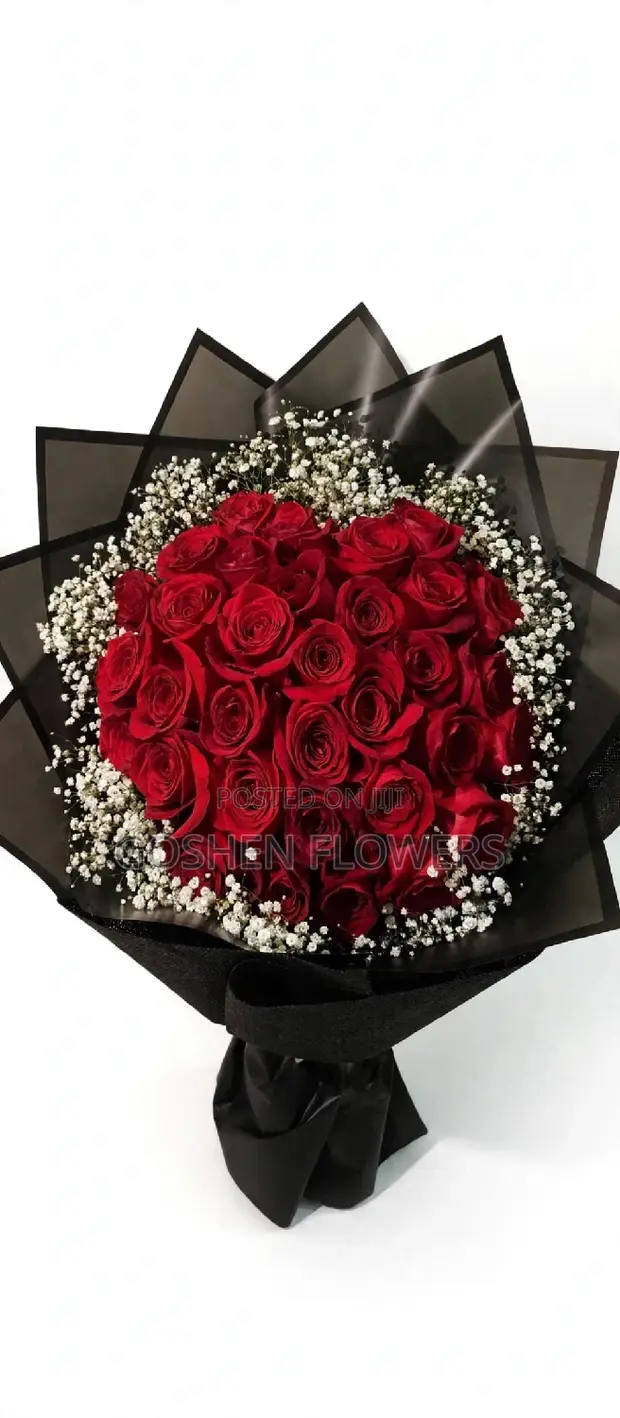 Romance Bouquet - 30 Red Roses - 1