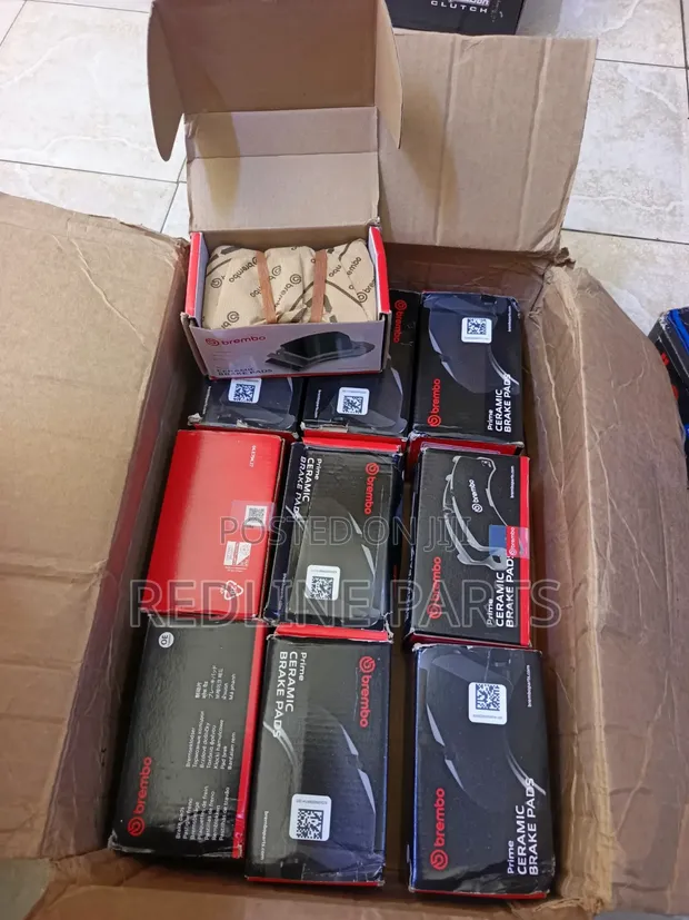 Subaru WRX STI Front & Rear Brembo Brake Pads - 1