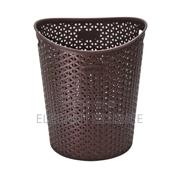Kenpoly Bamboo Waste Paper Basket - 1