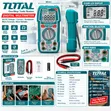Total 1000V Digital Multimeter (6000 Counts) - 1