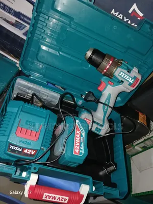 Total 42V 69Nm Brushless Impact Drill Kit