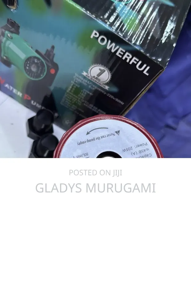 Pampu ya Maji ya Mzunguko Mpya Kabisa - 1