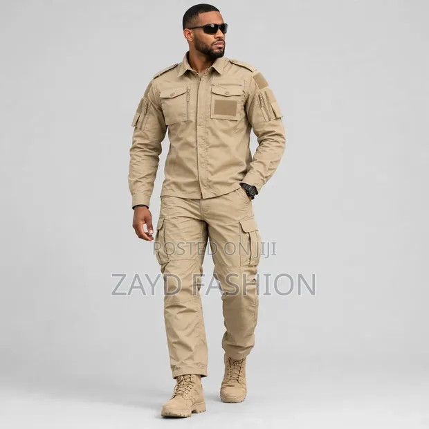 Khaki Full Tactical Suit - 1