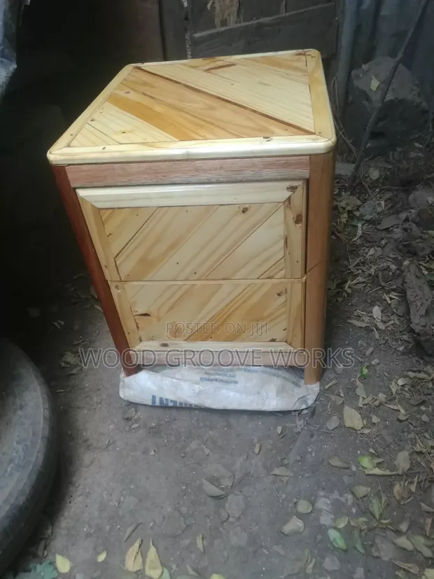 Bedside Drawer Cabinet - Brand New - 1