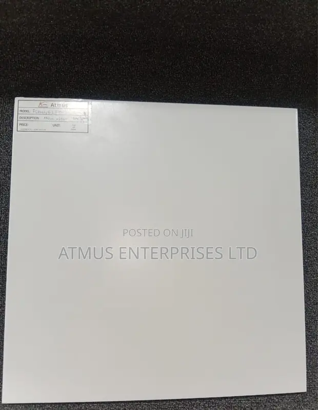 Twyford FCB44537K 40x40cm Matt White Floor Tile - 1