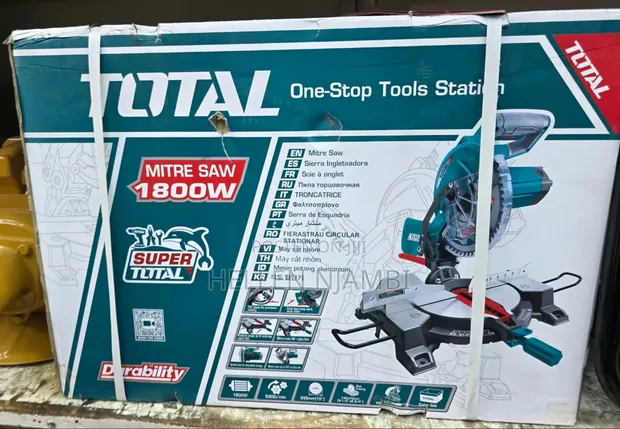 Total 1800W 255mm Mitre Saw ya Kuteleza - 1
