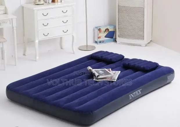 Original Intex Inflatable Mattress with Electric Pump - 1