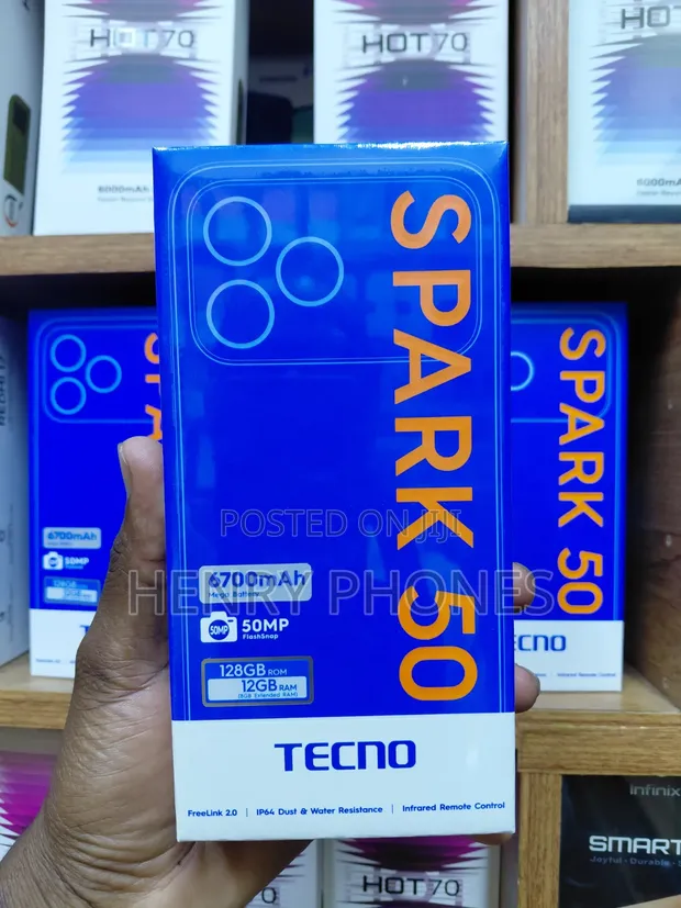 New Tecno Spark 50 128GB Silver - 1