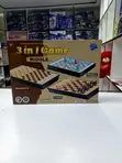 Mchezo wa Bodi wa Sumaku 3-kwa-1: Chess, Draughts, Nyoka na Ngazi - 2