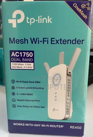 TP-Link RE450 AC1750 Dual Band Wi-Fi Range Extender