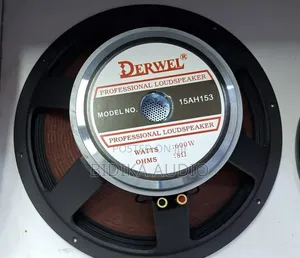 Derwel 15" 600W 8 Ohm Professional Mid-Bass Driver