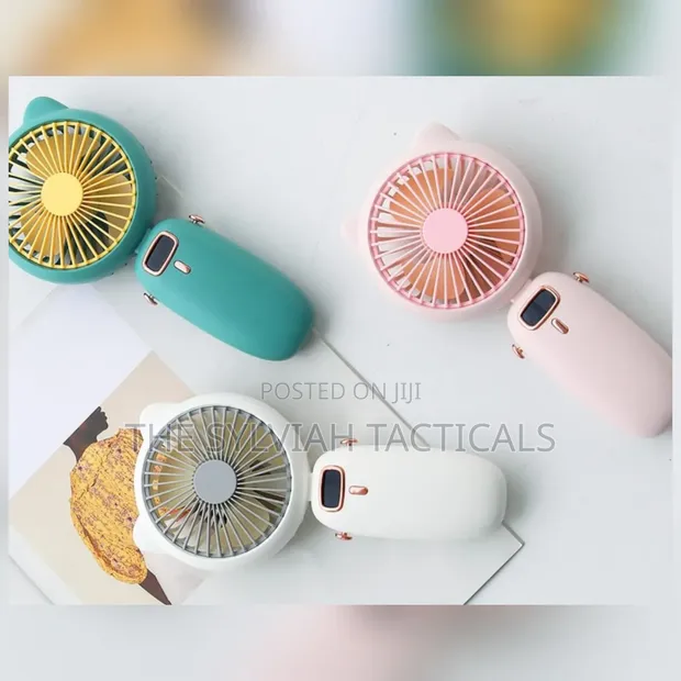 Mini Folding Electric Fan with Strap - Accuspray - 1
