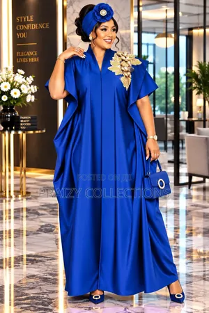 Classic Plain Kaftan with Matching Headgear - Free Size