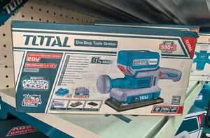 Total 20V Cordless Finishing Sander 90x180mm