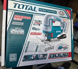 Total 20V Cordless Jigsaw (Betri Inauzwa Kando)