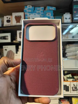 iPhone 18 Pro Max Techwoven Case - Burgundy