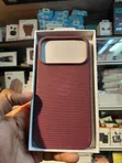 iPhone 18 Pro Max Techwoven Case - Burgundy - 1