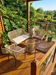 4-Piece Woven Lounge Set - 1