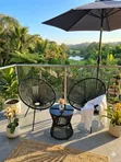 Acapulco Bistro Set - 3 Piece Outdoor Furniture - 2
