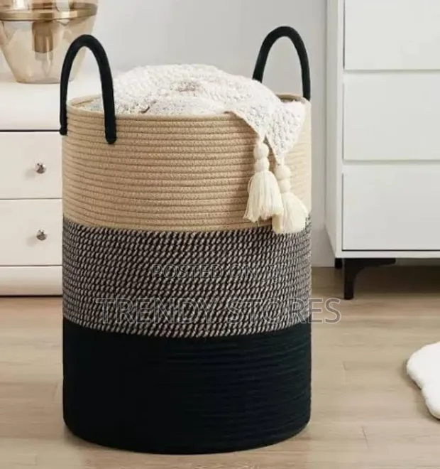 Woven Laundry Basket - 58 Litres - 1