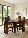 Royal Espresso Hardwood Dining Suite (5-Piece) - 1